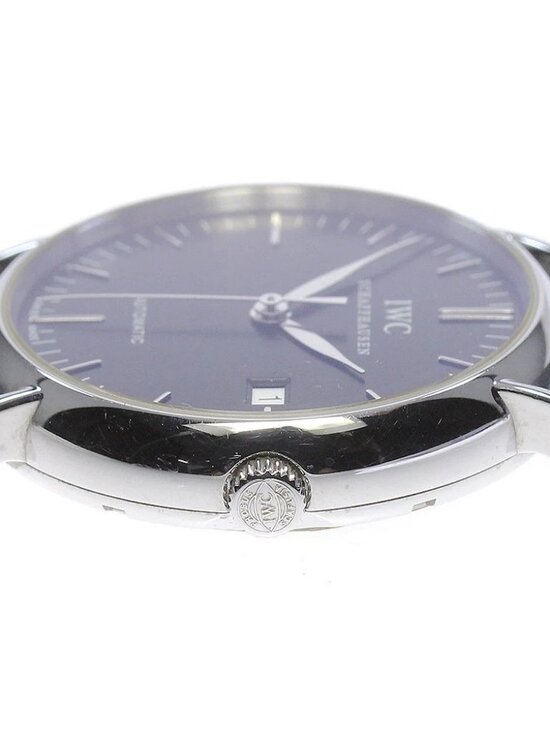 IWC SCHAFFHAUSEN Portofino IW356308 Date black Dial Automatic Men\'s Watch_837037